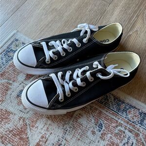 Converse Casual Black Canvas Sneakers